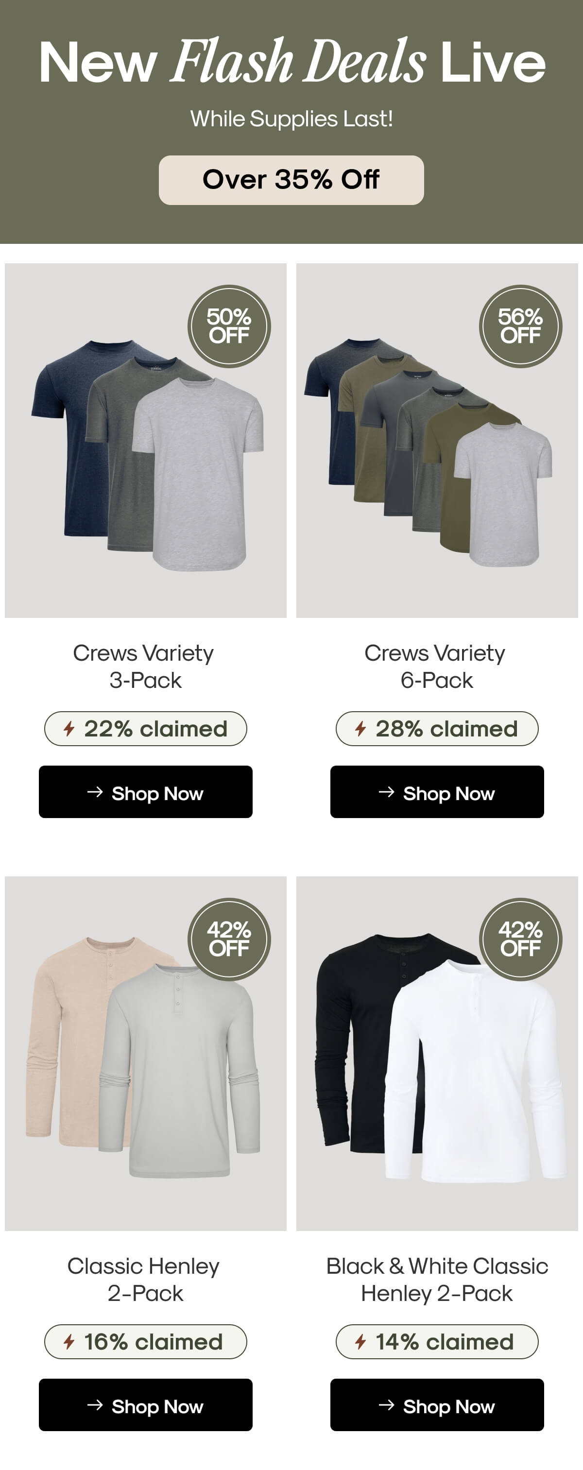 New Flash Deals Live