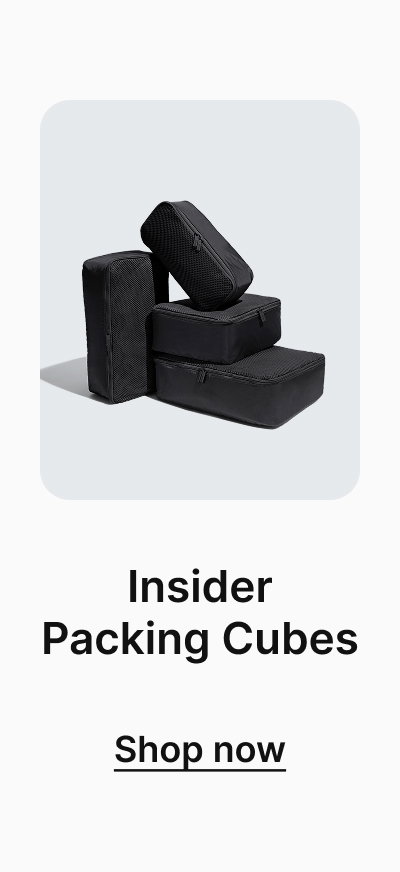 Insider Packing Cubes | Shop now