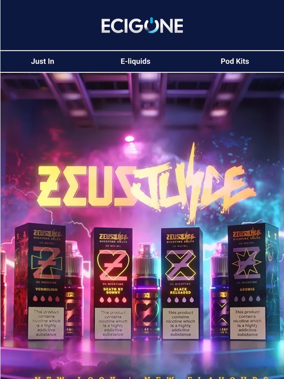 😱1 Free Zeus Juice Nic Salt😱