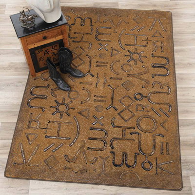 Cowboy Leather Brands Rug Collection
