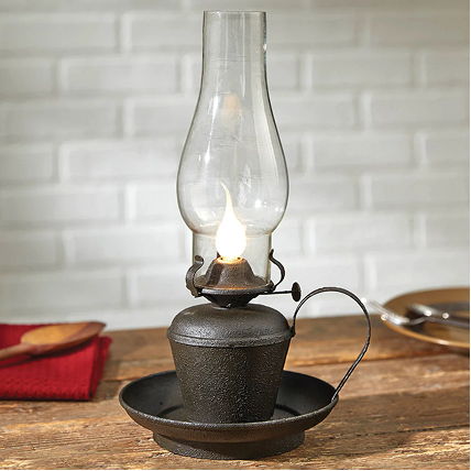 Black Electric Oil Lamp
