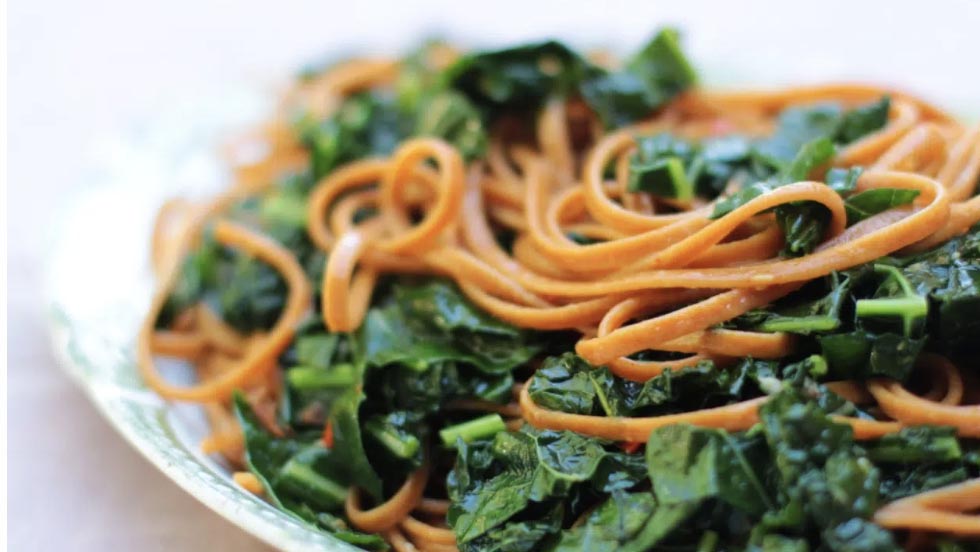 Chili Linguini with Cavolo Nero