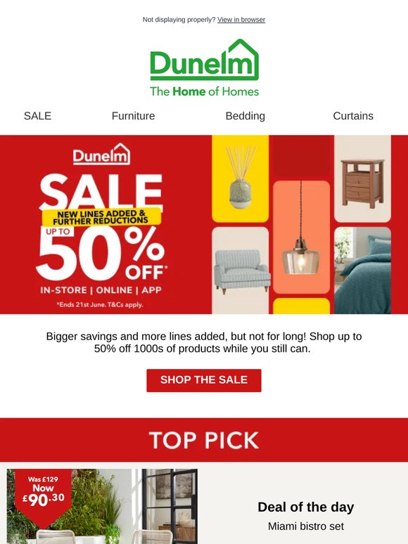 Can't get enough? Our sale just got bigger