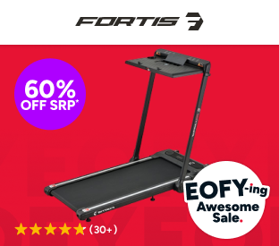 Fortis 440mm Foldable 4-in-1 Incline Treadmill Product Image