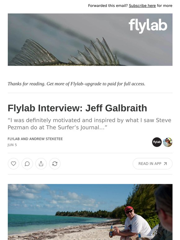 Flylab Interview: Jeff Galbraith