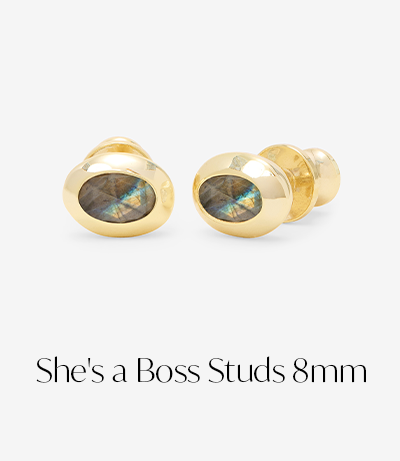 She's a Boss Studs 8mm