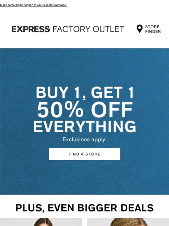 Want BOGO 50% off everything? 🪄  Granted.