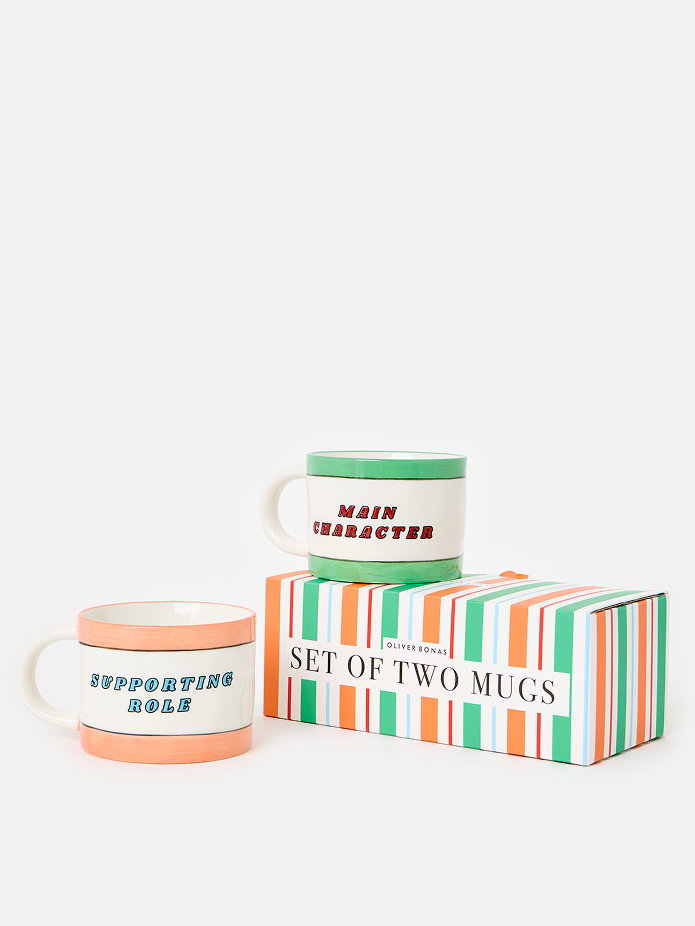 set of two mugs