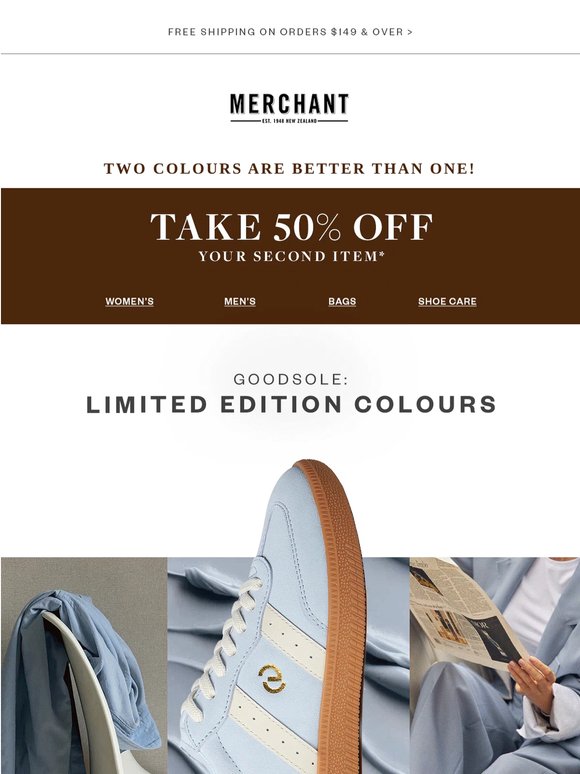 Just Dropped: Limited Edition Goodsole