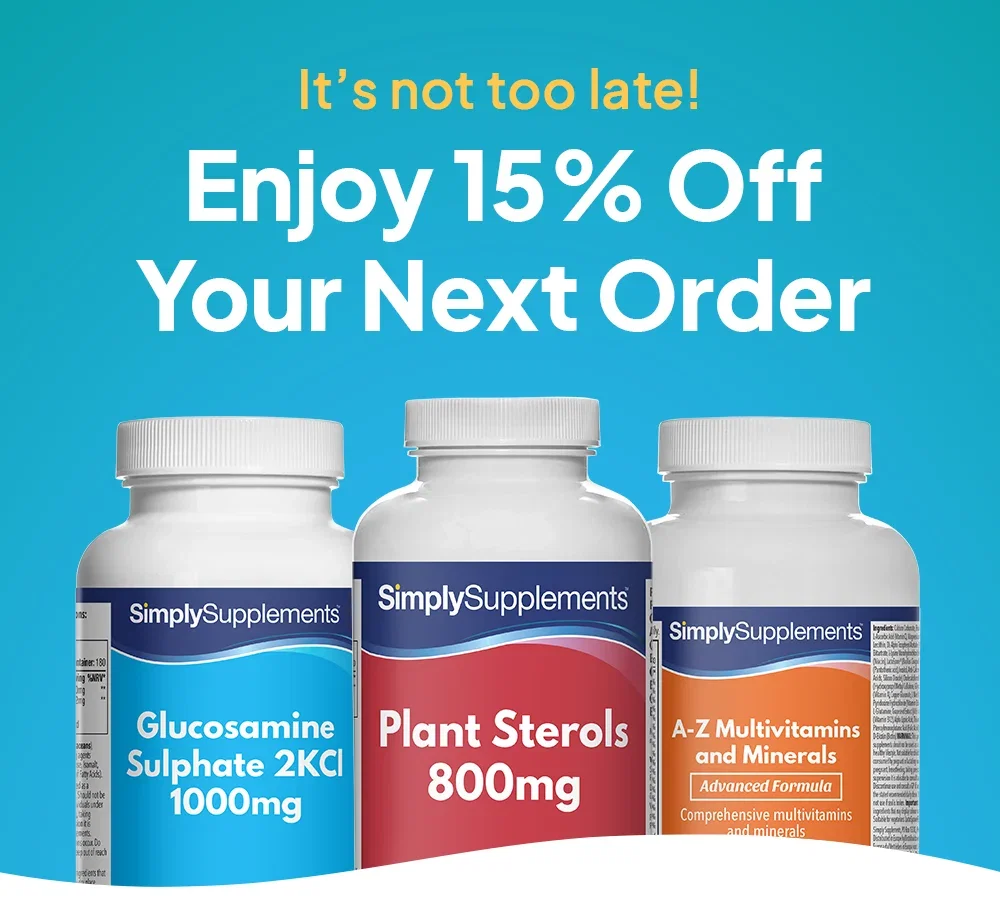 Enjoy 15% off your next order!