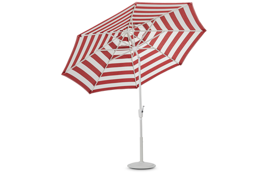 Capri Red Stripe Umbrella Set