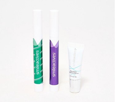 Smileactives Whitening Pen Duo with Blue Shine Lip Balm 2pc Kit