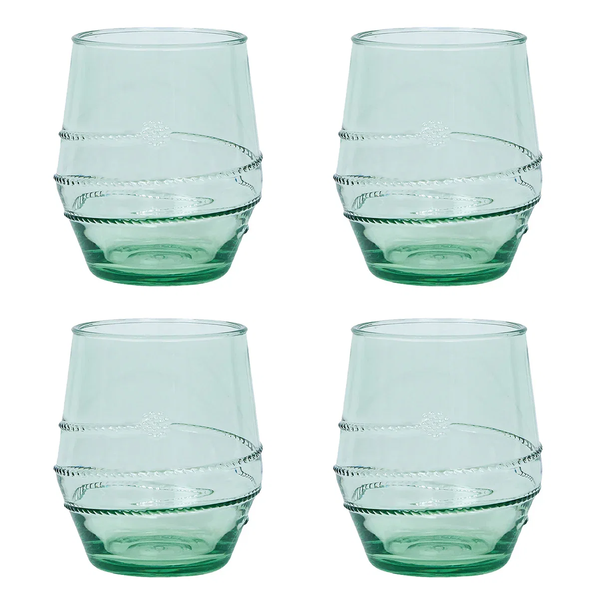 Image of Amalia Acrylic Small Tumbler Set/4 - Seagrass