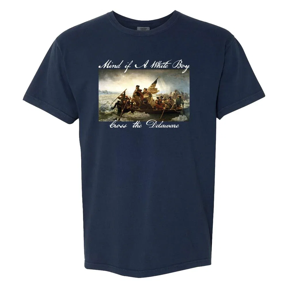 Image of White Boy Cross The Delaware Tee
