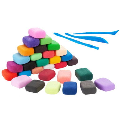 Kids' 36-Color Air Dry Modeling Clay Kit