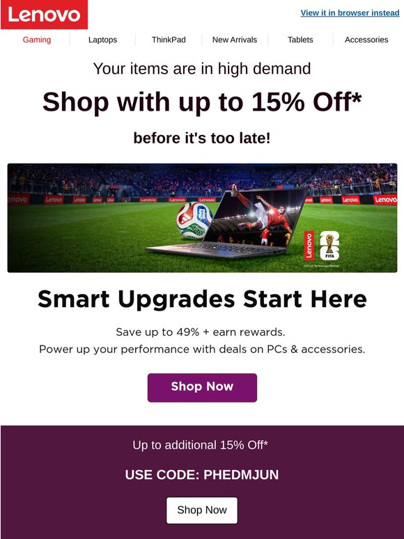 Don't miss out on items you viewed + discount