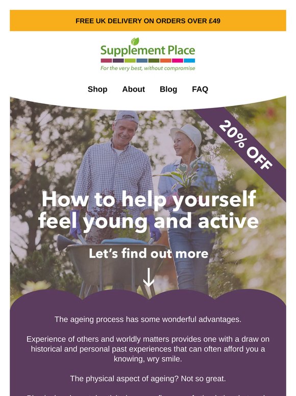 Nutrition For Your Longevity