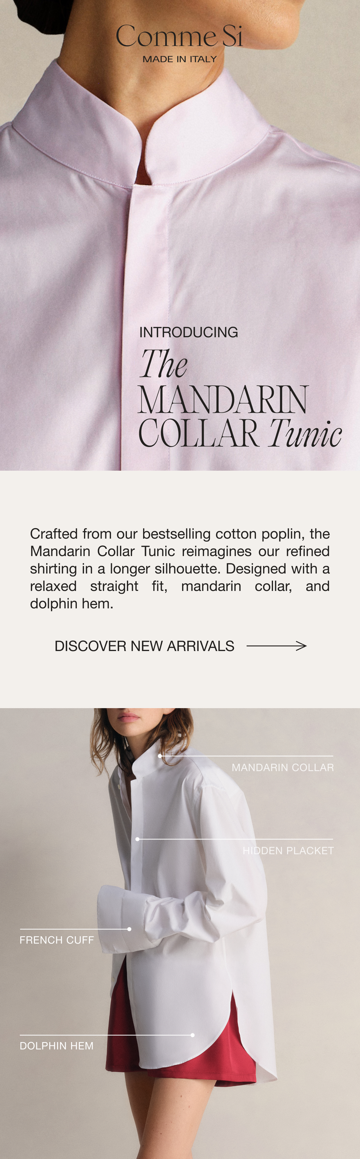 The Mandarin Collar Tunic