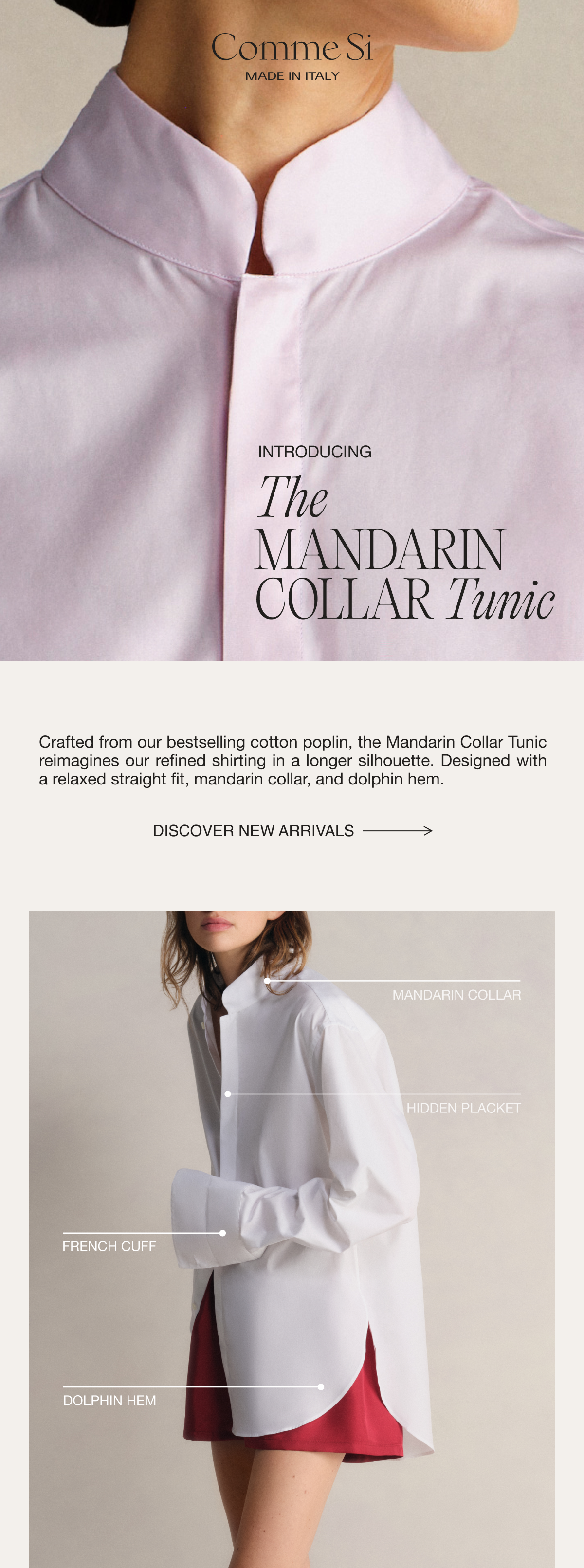The Mandarin Collar Tunic