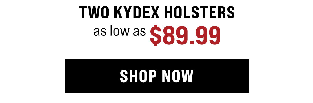 Limited Time Only, BOGO50 Holsters