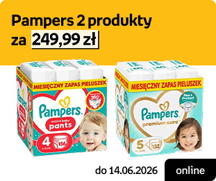 Pampers - 2 za 249,99 zł