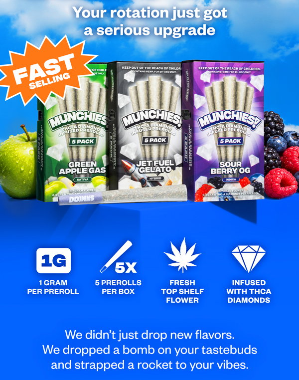 Your rotation just got a serious upgrade. We didn’t just drop new flavors. We dropped a bomb on your tastebuds and strapped a rocket to your vibes.