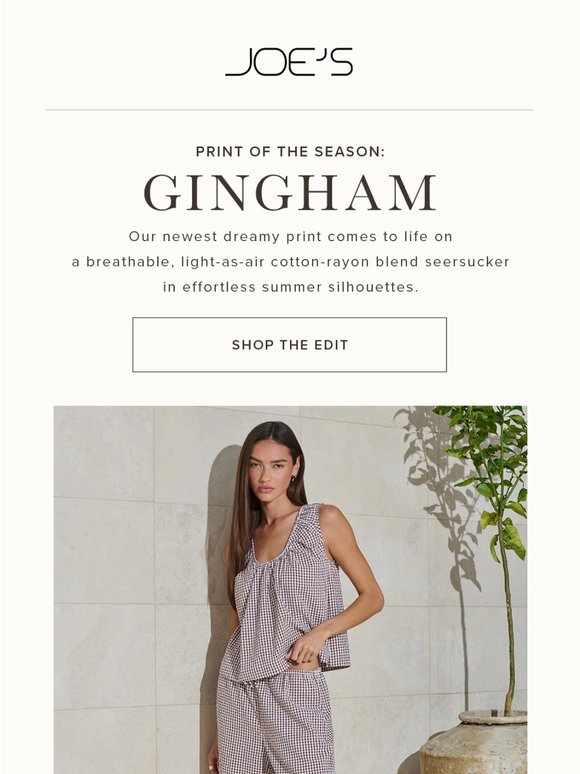 Bring on the Gingham