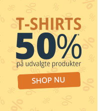Spar 50% på t-shirts