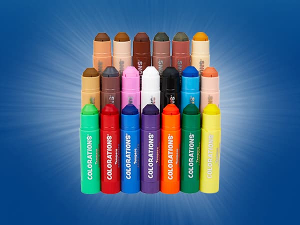 Colorations® Colors Like Me® Tempera Paint Sticks- Set of 20