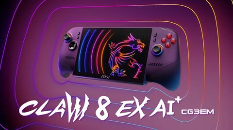 MSI Claw 8 EX AI+ Handheld Gaming PC