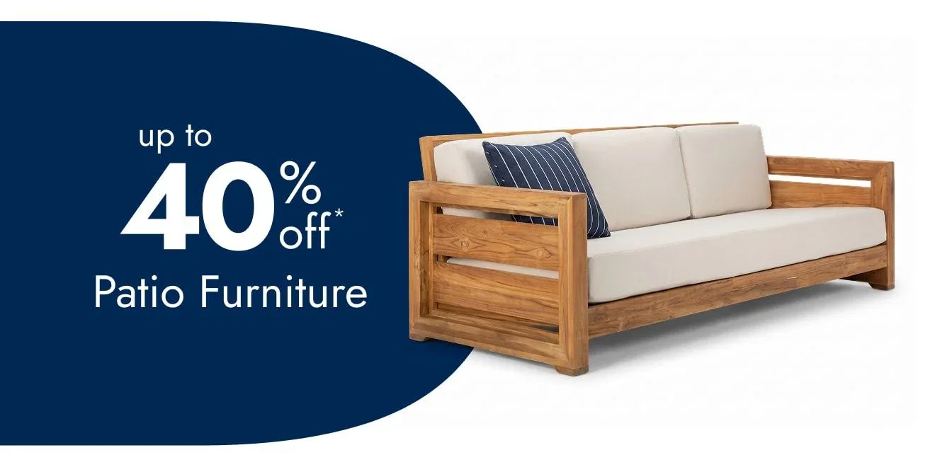 Up to 40% Off Patio Furniture