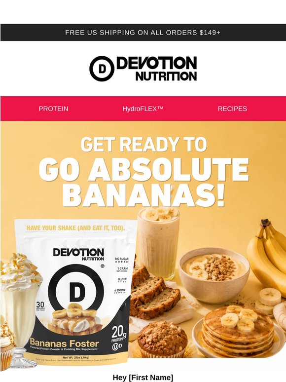 We're going bananas! 🍌