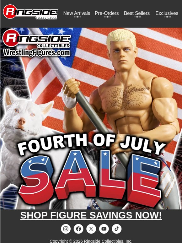 Fourth of July Sale going on NOW! 🇺🇸