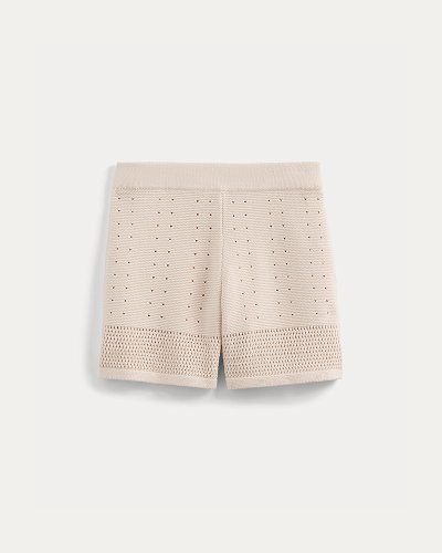 Image | Open-Knit Short in Everyday Cotton | Canvas