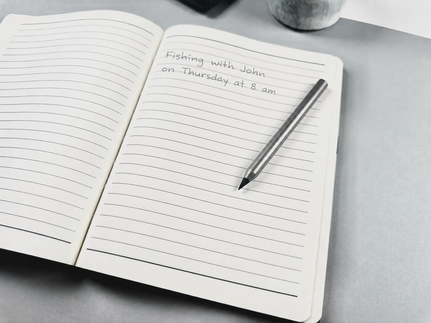 Fishing with John — written in the notebook