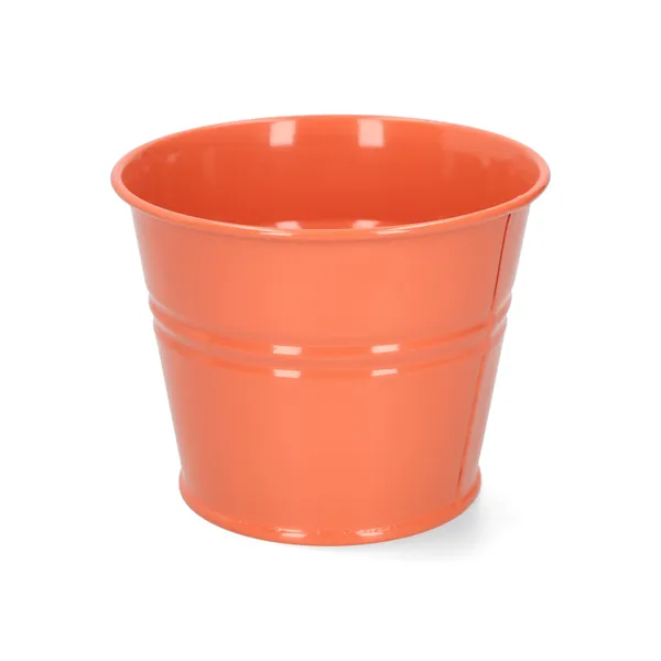 Übertopf, Zink, apricot, Ø14,5 cm