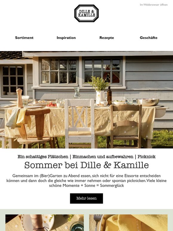 Sommer bei Dille & Kamille