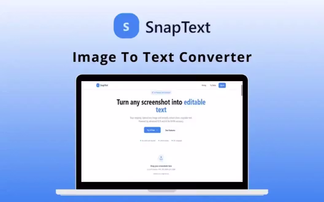 SnapText – Image To Text Converter | Lifetime Access