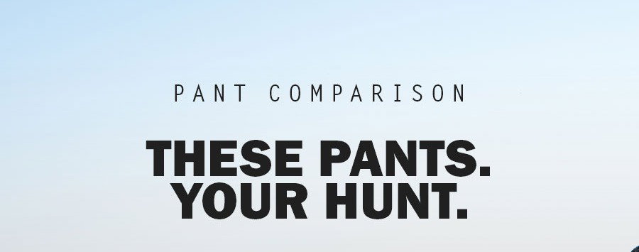 Pant Comparison