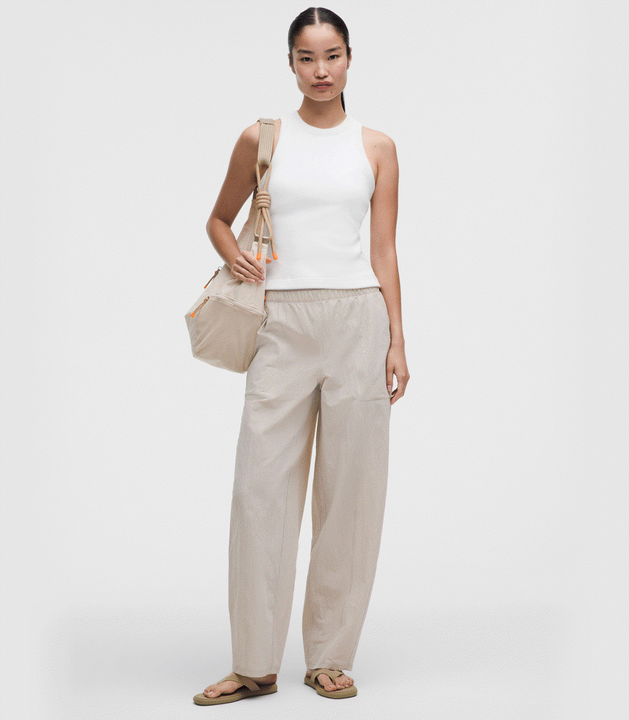New Crinkle Nylon Pant