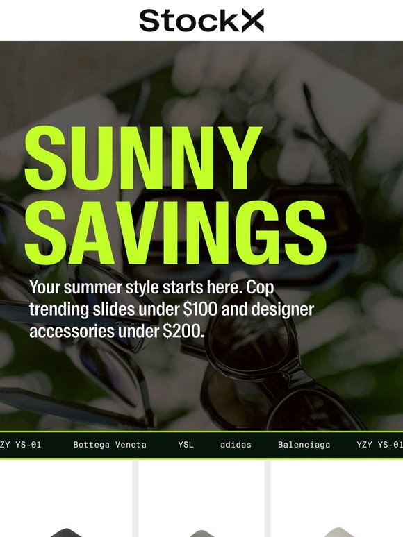Slides On. Savings On. 🩴😎