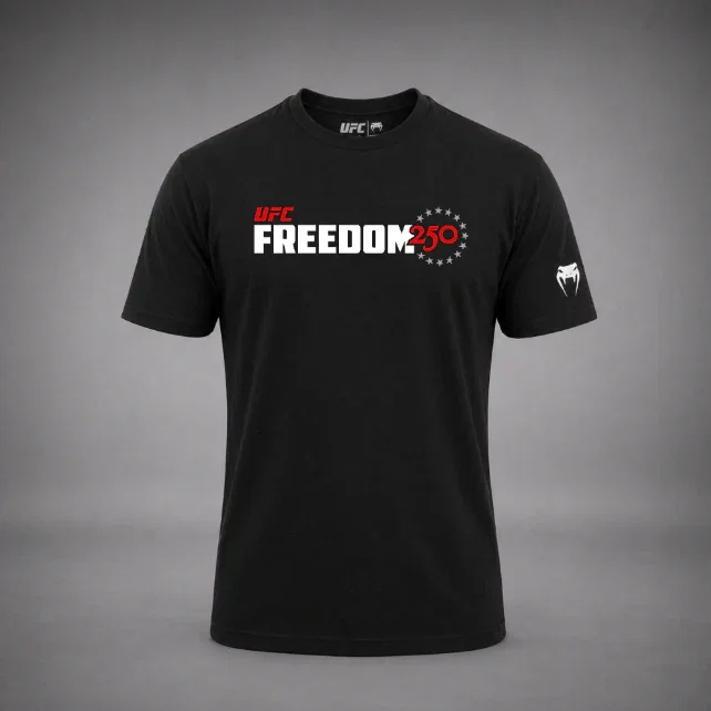 Image of Venum Official UFC Personalized Horizontal Freedom 250 T-Shirt