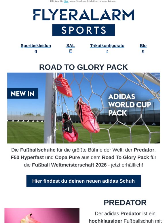 adidas World Cup Pack