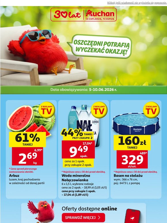 📢61% TANIEJ, 1+1 GRATIS i nie tylko! Sprawdź najnowsze oferty >>