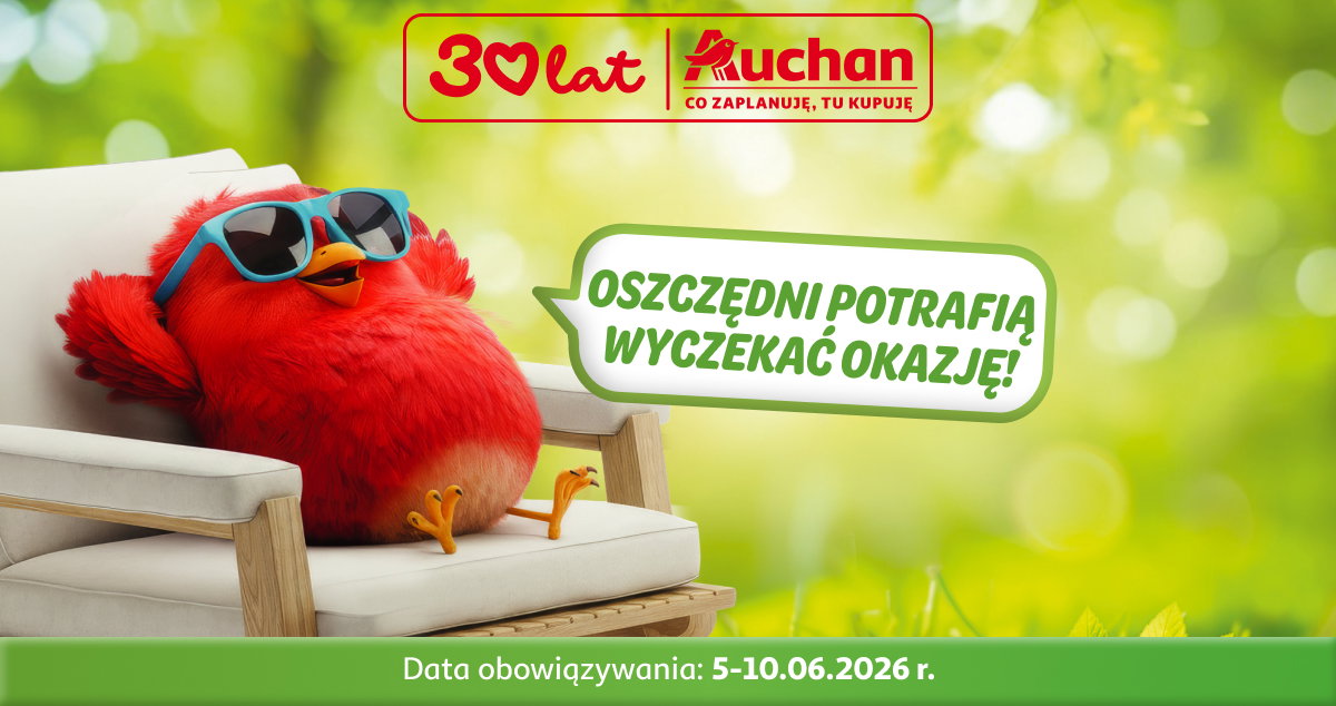 Gazetka promocyjna Auchan – 30 lat Hipermarket Auchan