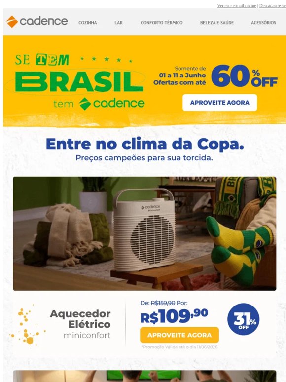 Aquecedor e Cafeteira com Super Ofertas