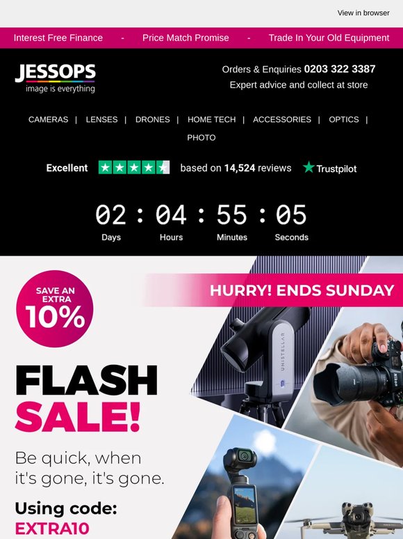 Psst... Extra 10% Off Ends Sunday⏰