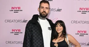Adam22 and Lena The Plug attend Creators Inc NYE 2024 on December 31, 2023 in Los Angeles, California.