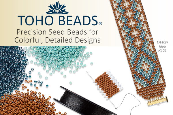 TOHO BEADS® Precision Seed Beads for Colorful, Detailed Designs