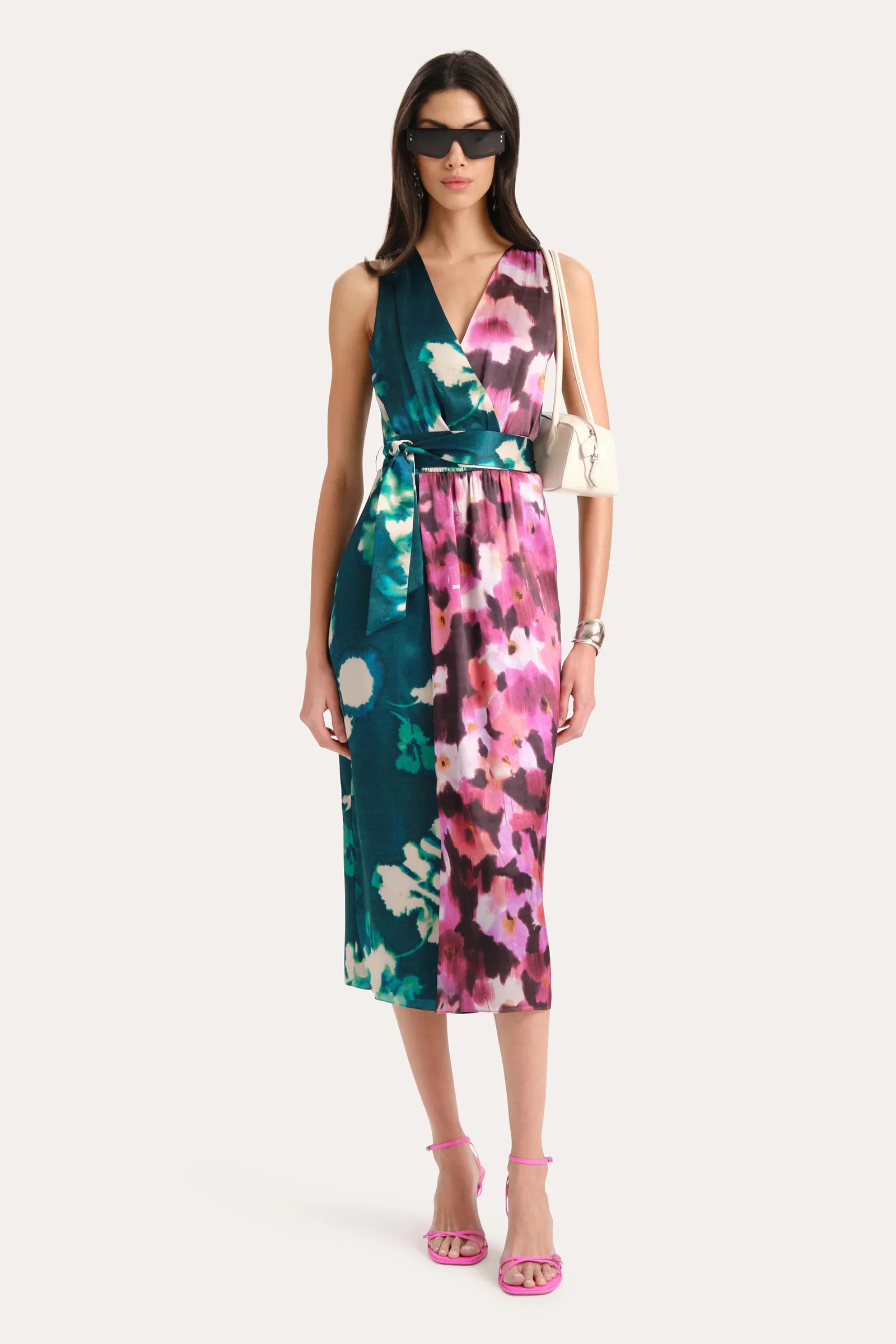 Image of Delilah-Rose Silk Midi Dress